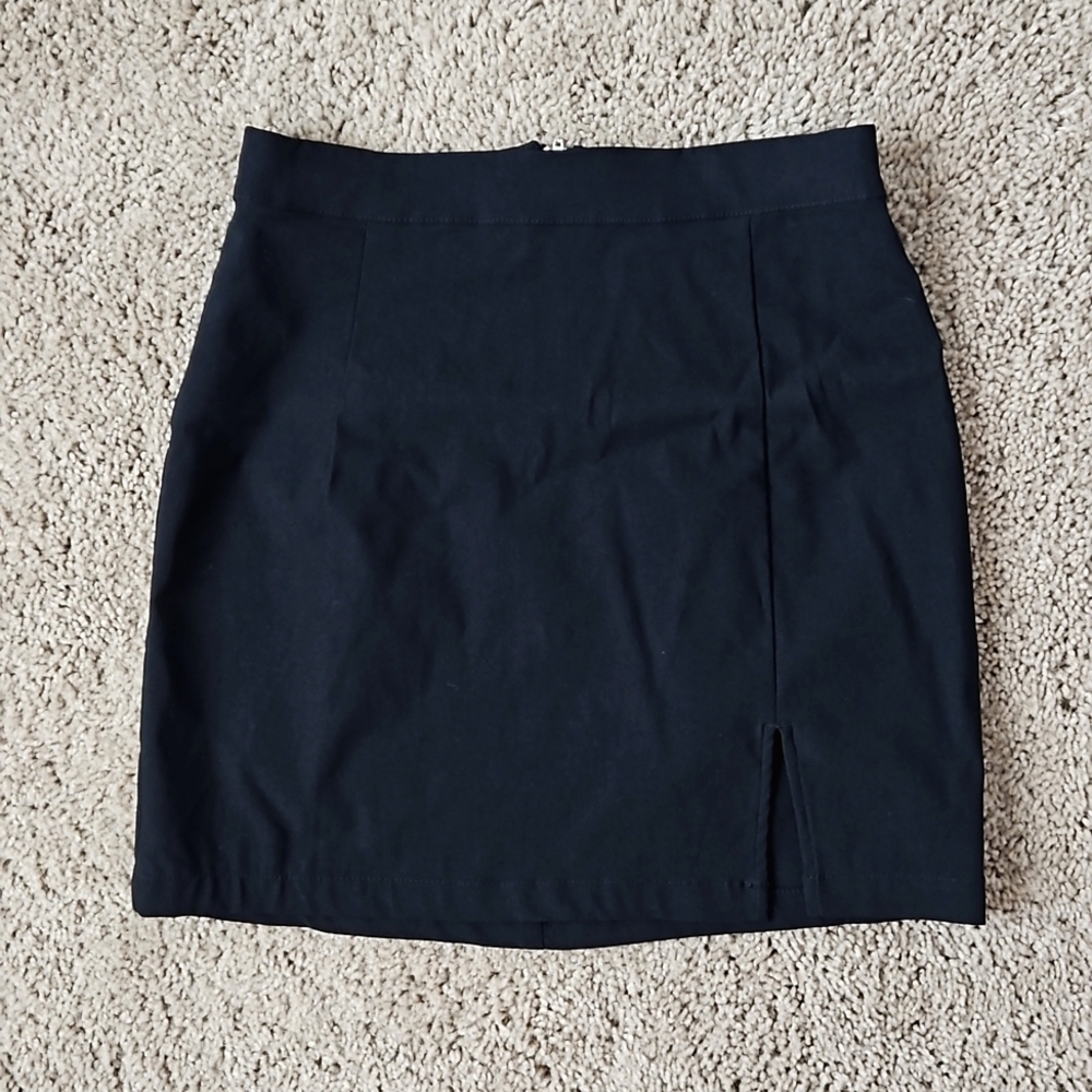 Garage black mini skirt size s